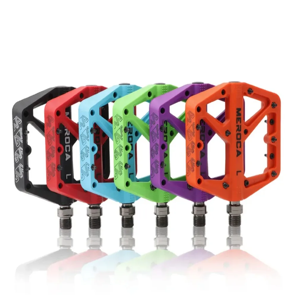 

MEROCA Bicycle Pedals Seal Bearings Widened Bicycle Platform Pedal Non-Slip Ultralight Bike Accessories Mountain Road Bike
