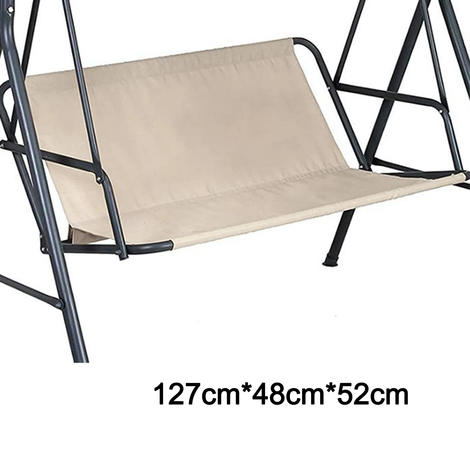 600D Oxford Cloth Garden Seat Cover for Outdoor Swing Seats and Water Resistant Suitable for Various Furniture Sizes