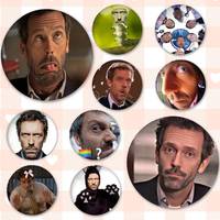 TV H-House MD Cute Meme Badges Badge Metal Brooch For Bag Clothes Hat Decor Jewelry Accessories Gifts