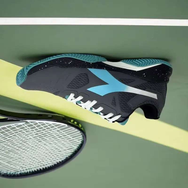 

2025 New Court Shoes Mens Designer Tennis Shoes Men Badminton Shoes Man Comfortable Table Tennis Shoe