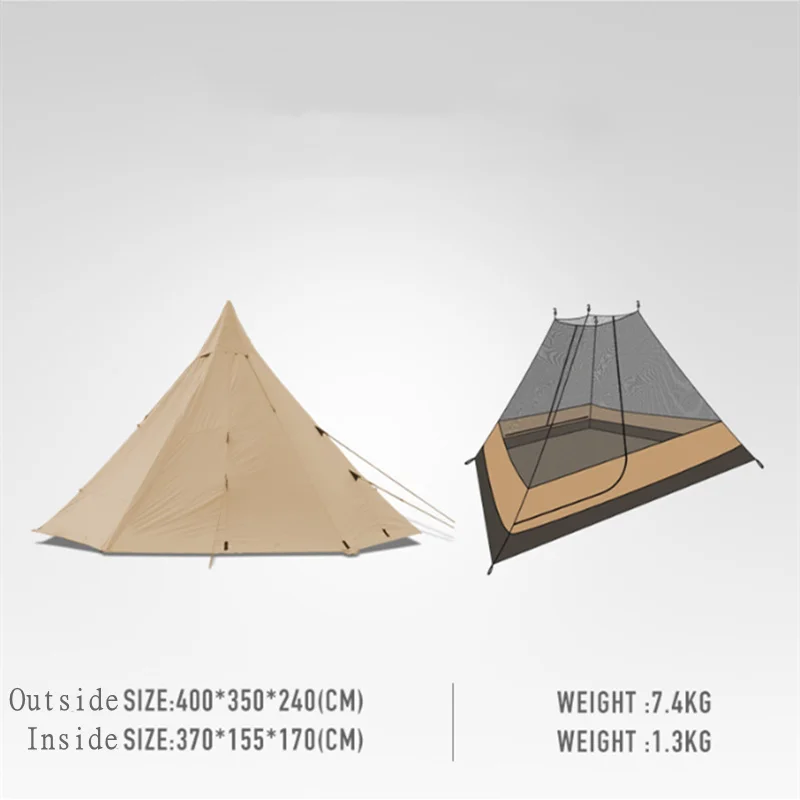 Beach Tent Convenient Shelter Mongolian Yurt Outdoor Adventure Field hunting picnic Camping Top Tent Supplies Awning Cabana