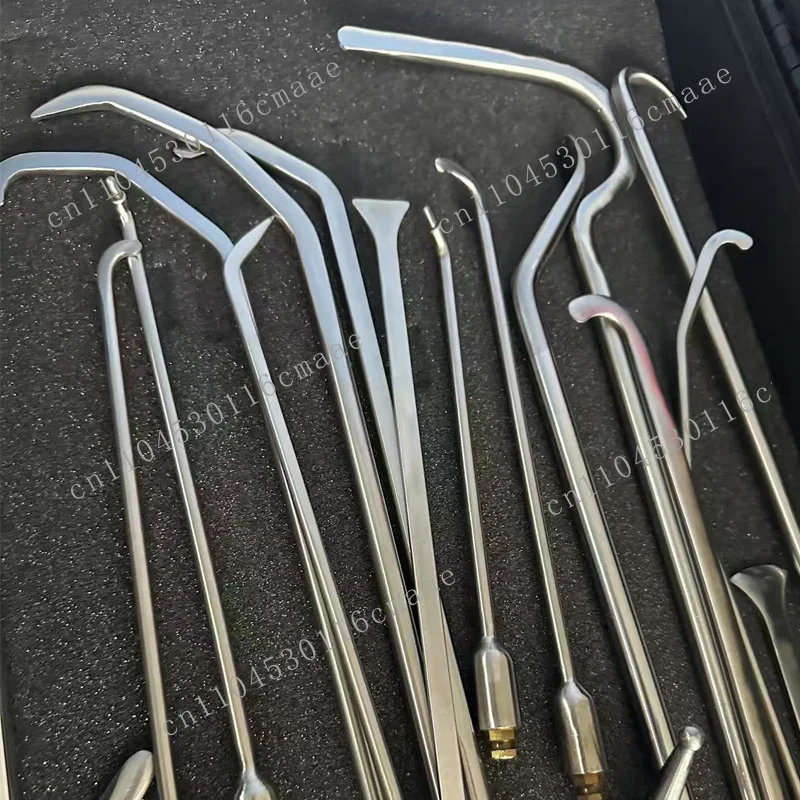 

Professional Grade Super Car Tool Kit 45PC Quick Release Tool PDR Hook and Rod Car Dent Repair Tool Whale Tail Alien Hook