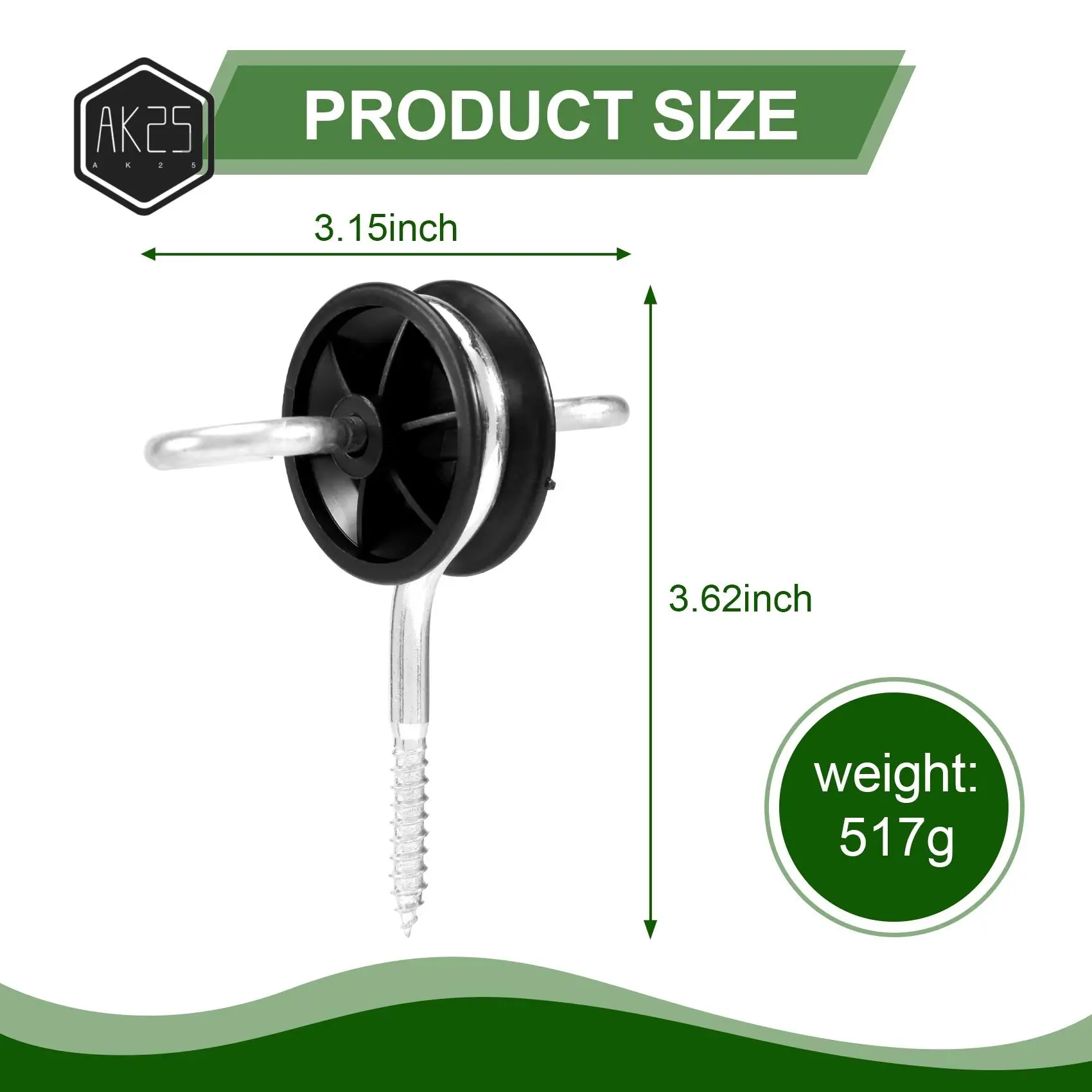 

AK25-10Pcs Electric Fence Gate Handle Anchor Electric Fence Insulators Fence Wire Insulators For Electric Fence Wood Post