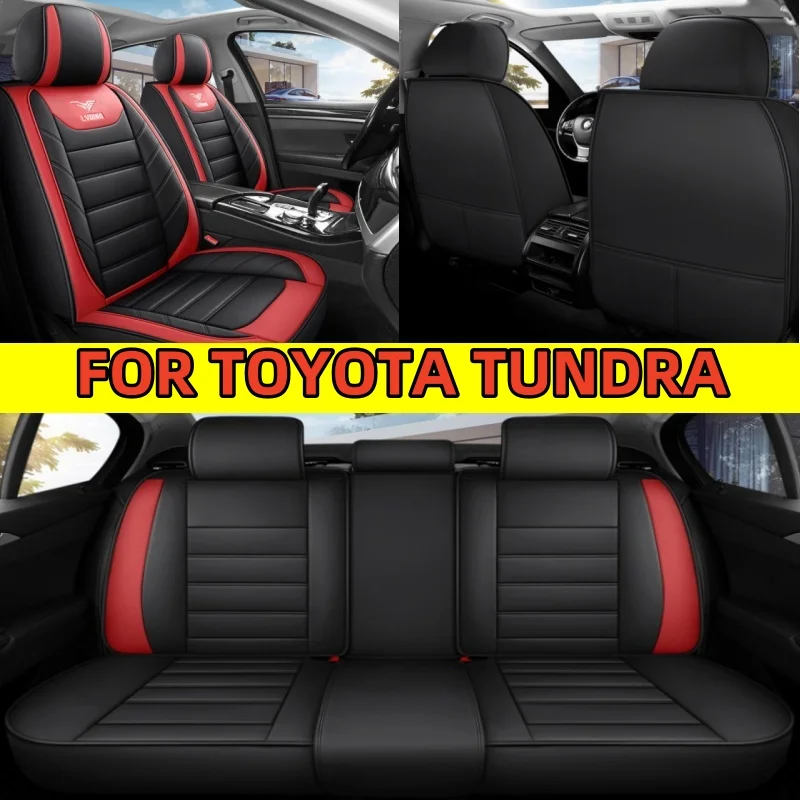 

FOR TOYOTA TUNDRA Car seat cover full wrap waterproof artificial leather soft comfortable wear-resistant dirty seat cover