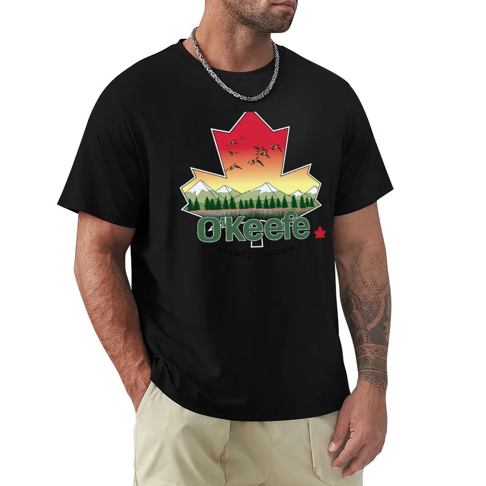 O'Keefe Brewery - Brewed in Canada T-Shirt Plus Size Short Sleeve T-Shirt