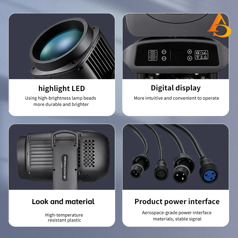 DMX IP66 480w OUTDOOR WATERPROOF BEAM LIGHT Professional DJ Disco Equipment Music Festival Dance Floor Lighting