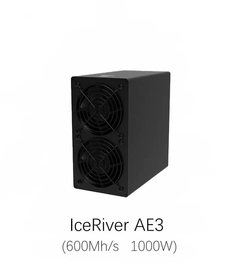 IceRiver ALEO AE3 600MH/s zkSNARK マイナー |   1000W (ワット) |   アレオ・アシック |   グローバル配送