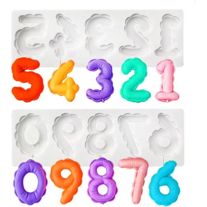 0-9 Number Molds Ba…