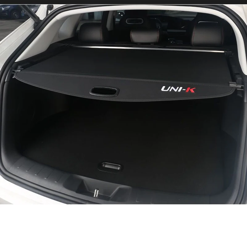 For Changan UNI K Accessories 2023 2022 2021 2020 Car Trunk Curtain Covers Rear Rack Partition Shelter Decoration Accessories