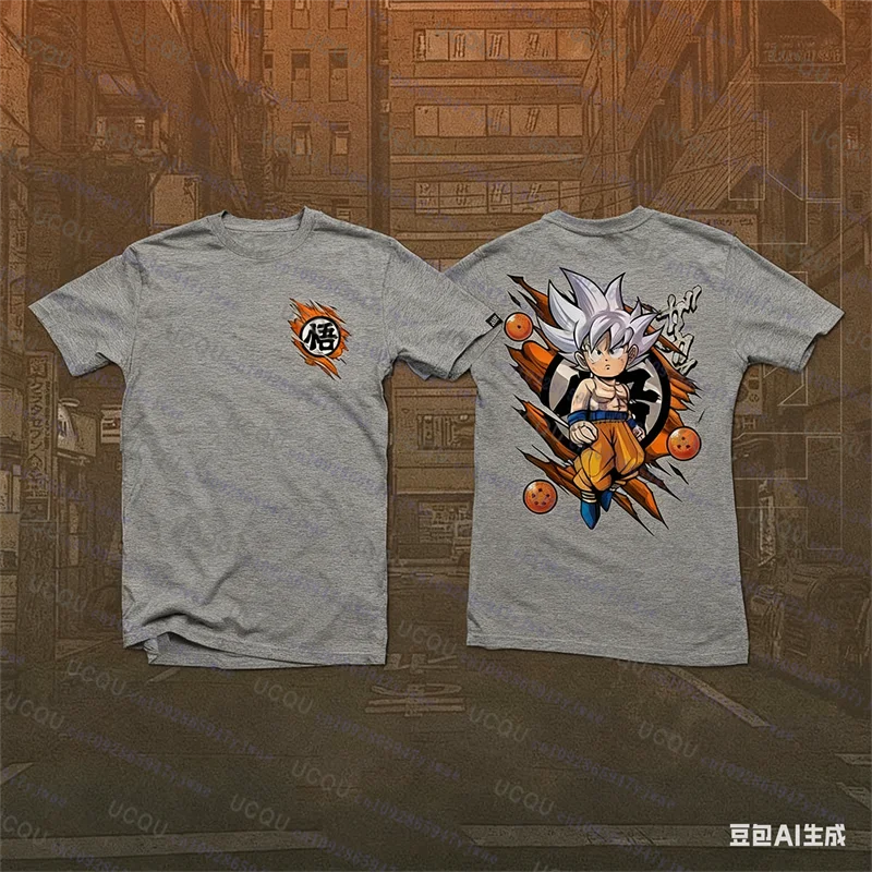 Goku Dragon Balls Anime t-shirts hommes/femmes surdimensionné décontracté coton t-shirt Harajuku Streetwear Y2k unisexe Cosplay t-shirt à manches courtes