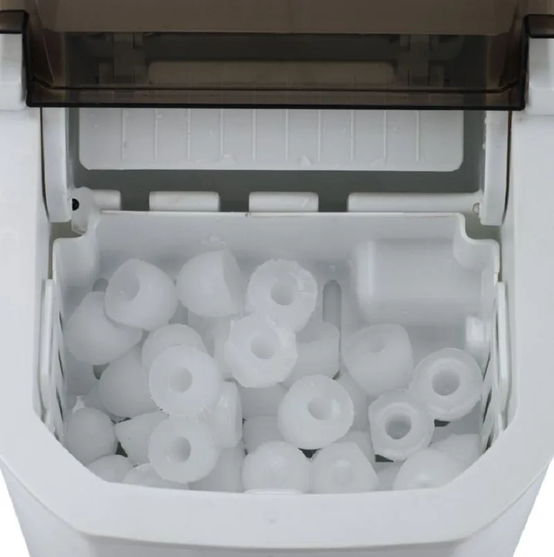 Countertop Self-Cleaning Portable Ice Maker 12kg/24H 2 Sizes Bullet Ice Machine For Kitchen Use