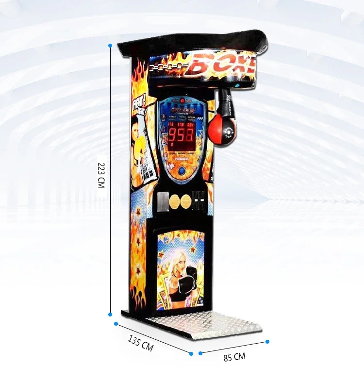 Punch Machine Arcade Ponsmachine Outdoor Ultieme Big Punch Boxing Game Machine