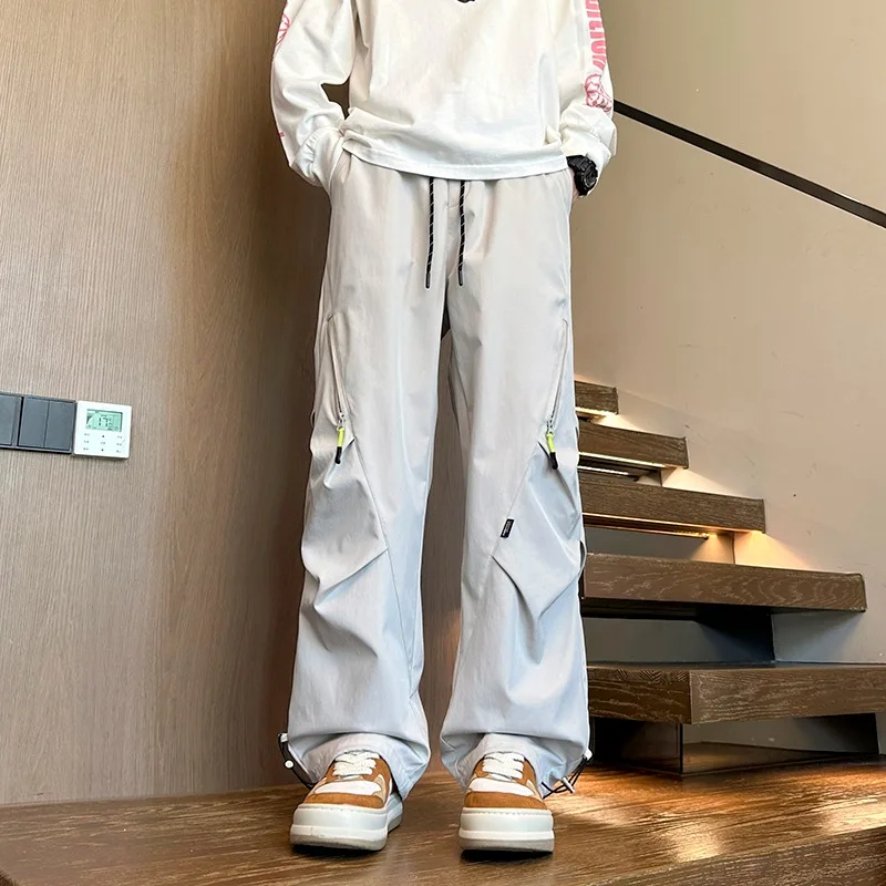 ثلاثة سراويل هجومية ذات قشرة ناعمة مقاومة للرجال والنساء، سراويل عمل مظلي مطوية للخريف، مقاومة للرياح ومقاومة للماء في الهواء الطلق