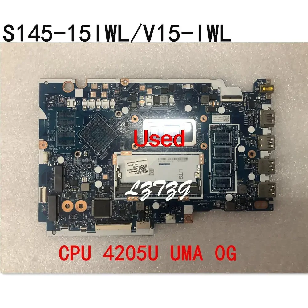 Used for Lenovo Ideapad S145-15IWL/V15-IWL Laptop Motherboard mainboard  With CPU 4205U UMA FRU 5B20S41745 5B20S41746