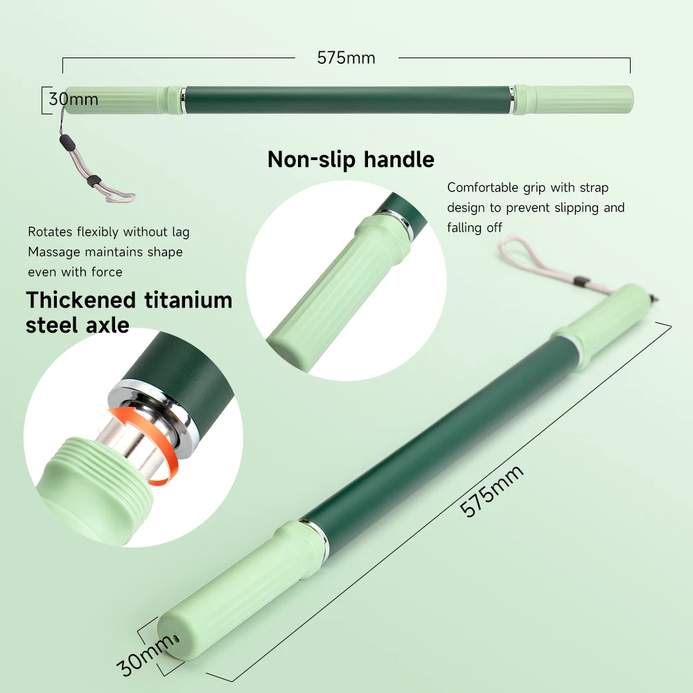 Yoga Stick for Stretching Relaxation Tool Roller Hunchback Corrector Open Back Standing Training Stick for Fitness accessories - view 6