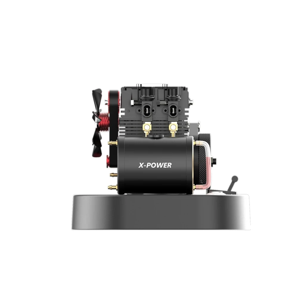 

TOYAN FS-L200 Min Engine Two-Cylinder Four-Stroke Methanol Engine with Base Set for 1/10 1/12 1/14 Car Boat Vehicles Model Parts