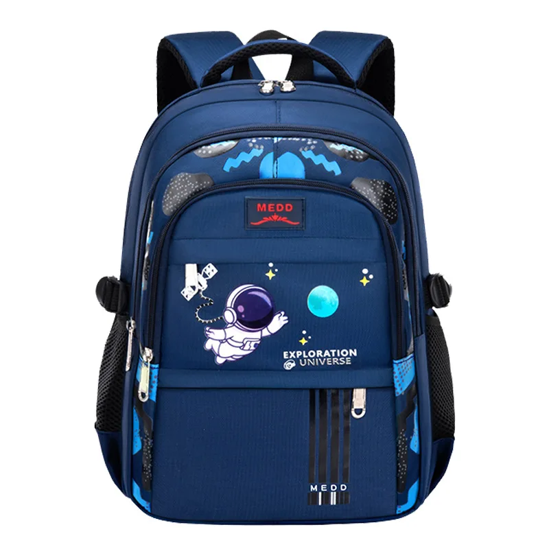 Jongen Kinderen Terug Naar School Boekentas Grote Capaciteit Lichtgewicht 1-3-6 Leerjaar Waterdichte Kinderen Rugzak Astronaut Student Mochilas