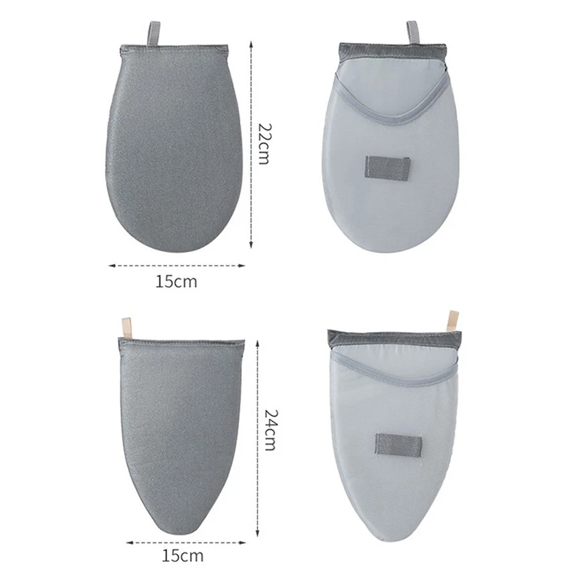 Almohadilla de planchado de mano, Mini guante resistente al calor para ropa, suministros de vaporizador, soporte para tabla de planchar de manga nueva 2023