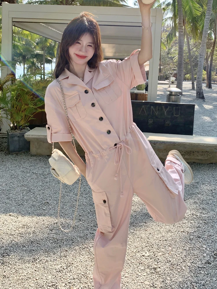 กางเกงขายาวทรงหลวมสำหรับผู้หญิง รุ่นใหม่ ซัมเมอร์ 2025 ช่วยกระชับเอว ลดอายุ ดูผอมเพรียว เอวสูง