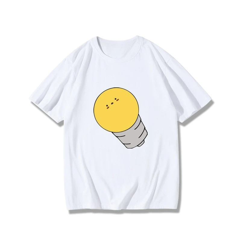 One Person, Wang Zhenqiu, Heart Shaped Printing, Children's Short Sleeved T-shirt, Animation, Anime, Men and Women Around