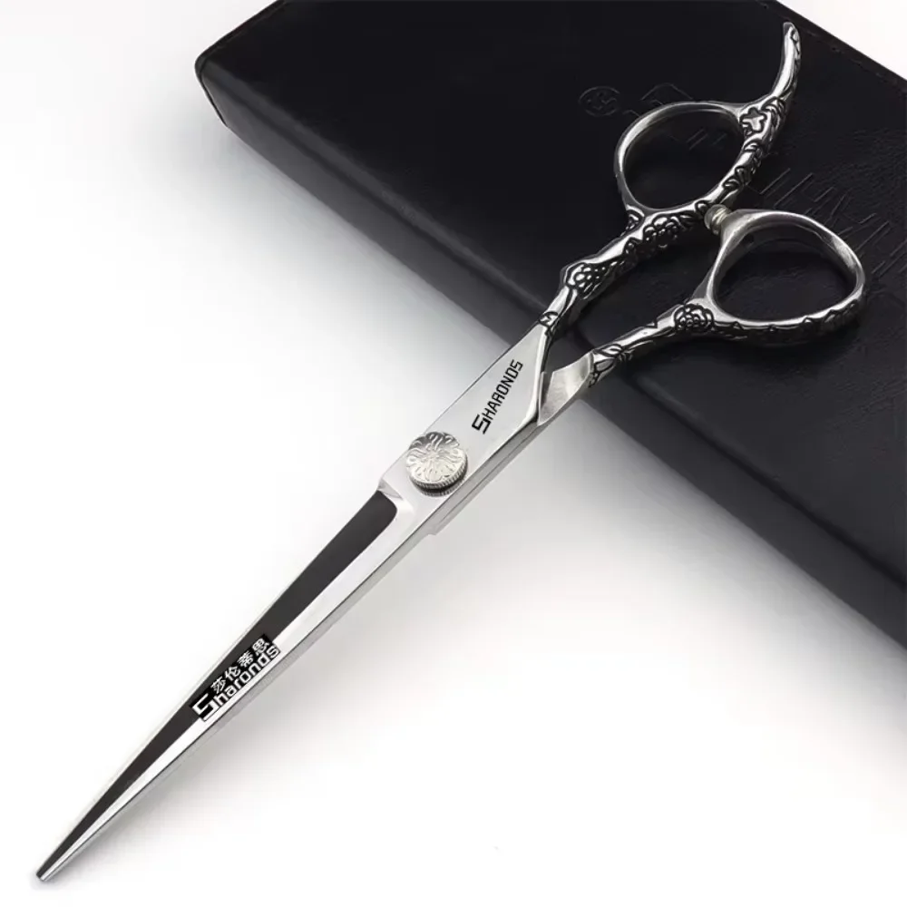 

SHARONDS Professional Hairdressing Scissors 6 inch Barber Dedicated thinning Shears hairstylist Specificlied Hair Cutting tools