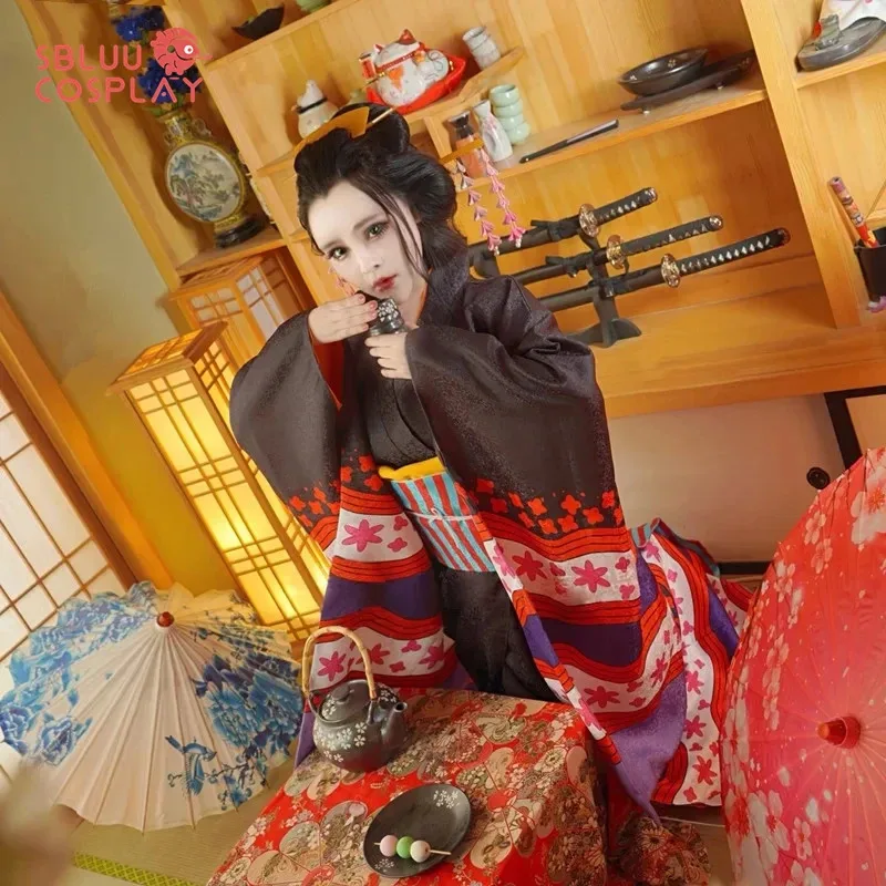 DY20SBluuCosplay أنيمي وانو كونتري نيكو روبن كيمونو تأثيري حلي25