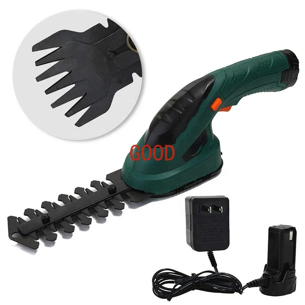 3.6V 2-in-1 Multifunctional Cordless Grass Shear Hedge Trimmer Rechargeable Electric Lawn Mower Garden Tools