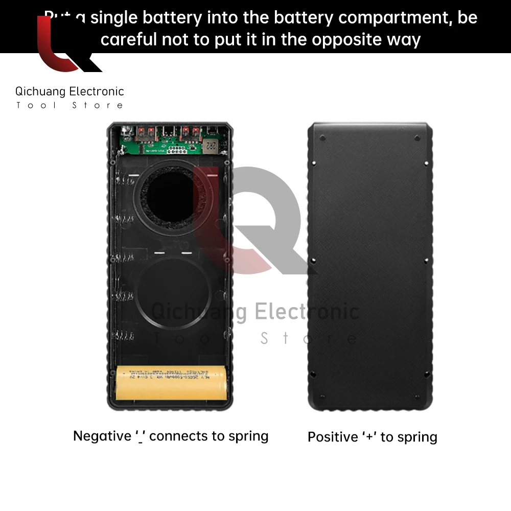 6 x 26650 DIY Power Bank for Shell No Welding Quick Charging Outside Cover for CASE DIY Power Bank for shell Kit Accessory 22.5W