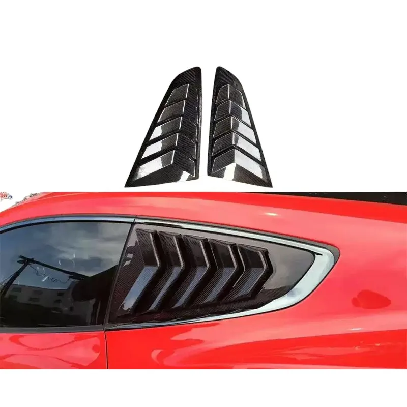 

Carbon Fiber For Ford Mustang 15-22 Model Blinds Rear Side Window Sticker Accessories,Perfect installation