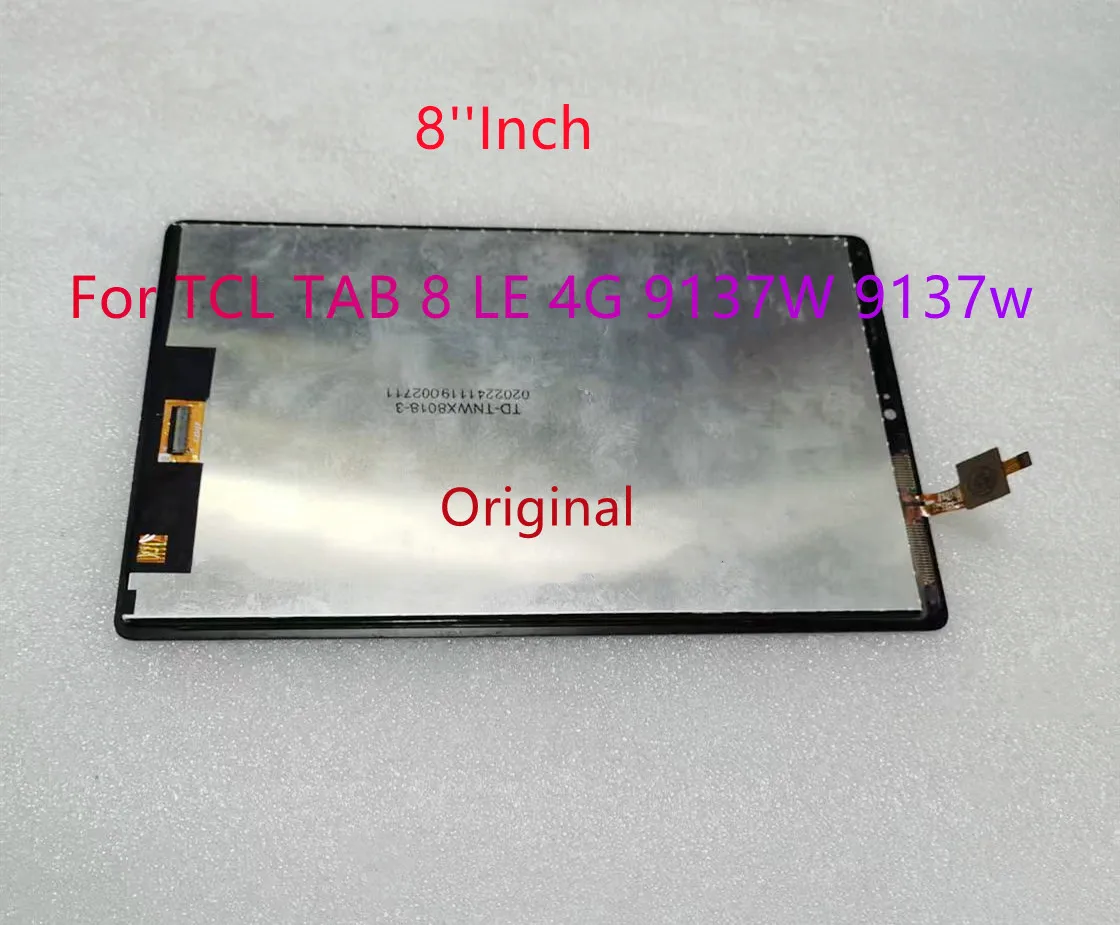8''Inch For TCL TAB 8 LE 4G 9137W 9137w LCD Display Touch Screen Digitizer Glass Panel Sensor Assembly Tablet Repair 100% Tested