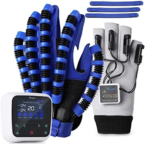 OM008-1 Audio Hand Rehabilitation Robot Gloves Hand Function Finger Recovery Equipment Physical Therapy for Stroke