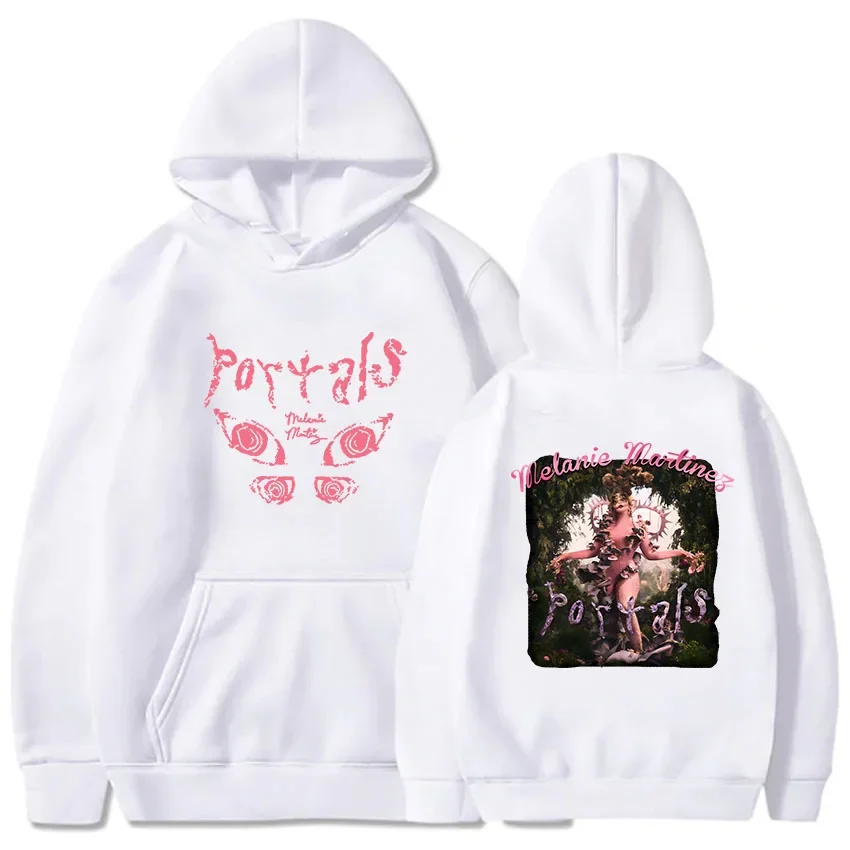 

Melanie Martinez Portals Tour Men's Streetwear Long-sleeved Reversible Printed Hooded Sweatshirts Casual Loose Hoodies Couples