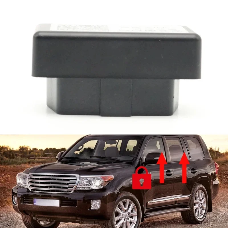 Plug and Play OBD Window Lifting Closer Kit For Toyota Land Cruiser LC200 2008-2017 Auto Door Speed Lock Unlock