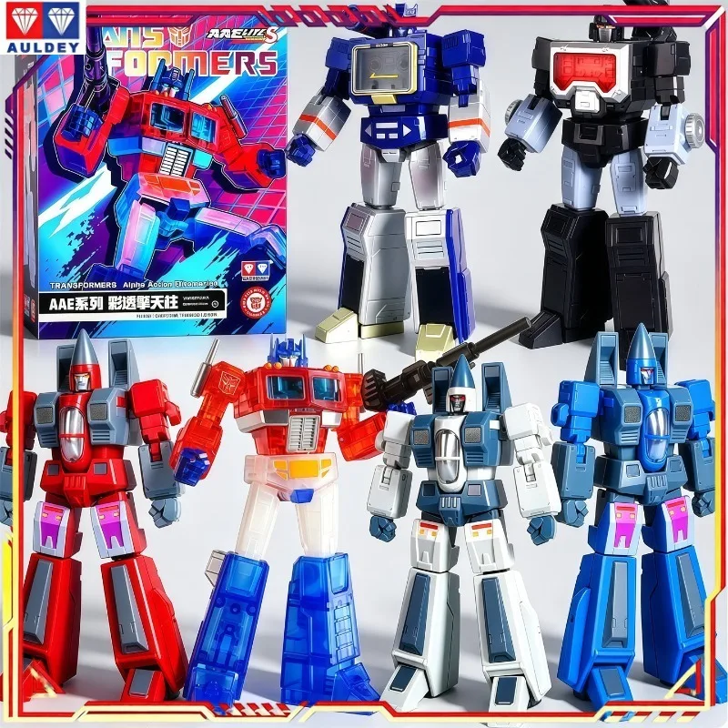 AULDEY Transformers AAE Series Optimus Prime Red Spider Mecha Model Ultra Magnus Ironhide Shockwave Action Figure Gift Genuine