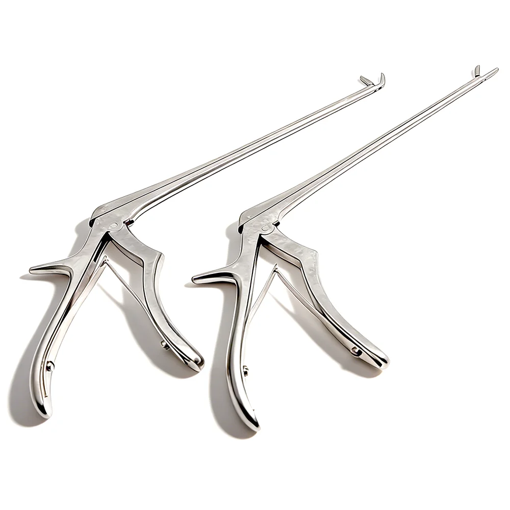 Straight Tip Nucleus Pulposus Forceps for Veterinary Spinal and Orthopedic Surgery Reusable Stainless Steel Disc Removal Tool