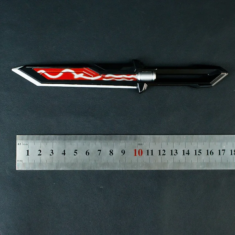 18cm God's Blade Sword Red Anime Model Alloy Crafts Desktop Decoration Game Peripherals Collection Festival Gifts Toy Kid