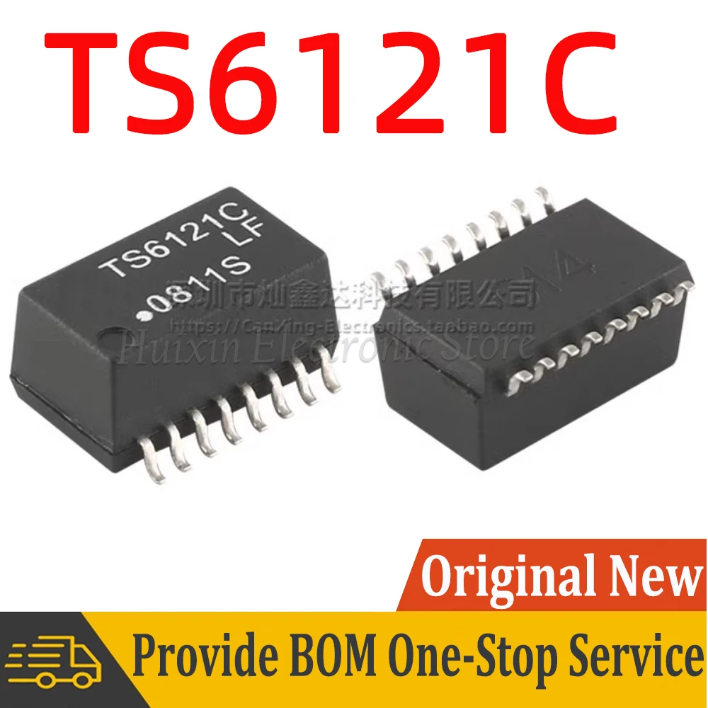 

5pcs TS6121C TS6121C-LF SOP16 TS6121 SMD Network Transforme 100 Base-t Ethernet Isolation Transformer Isolated Choke