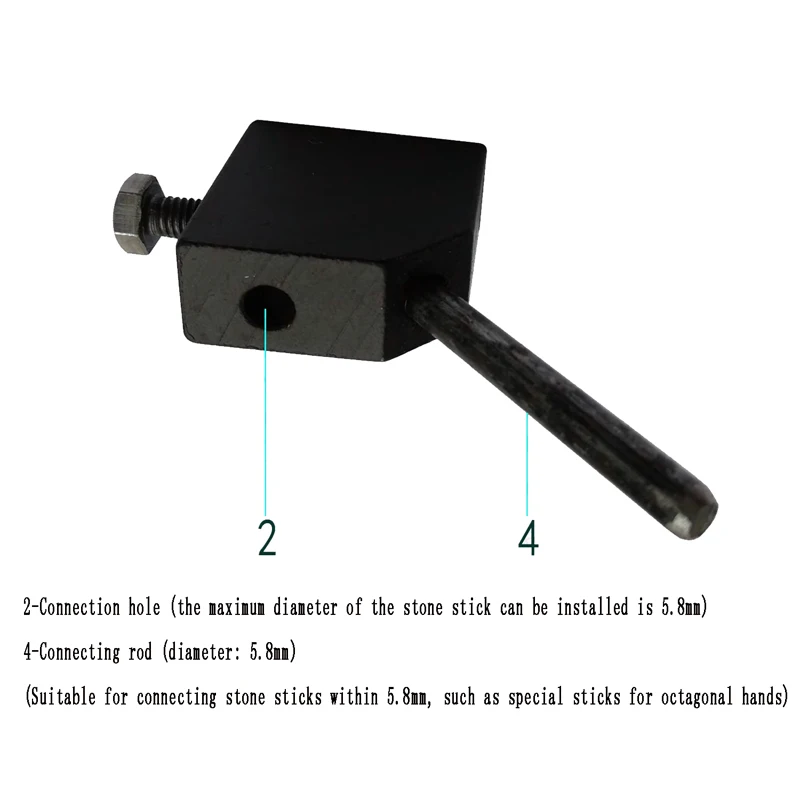 45 Degree Angle Converter For Gem Faceting Machine Jade Grinding Faceted Manipulator Gemstone Angle Polisher Parts