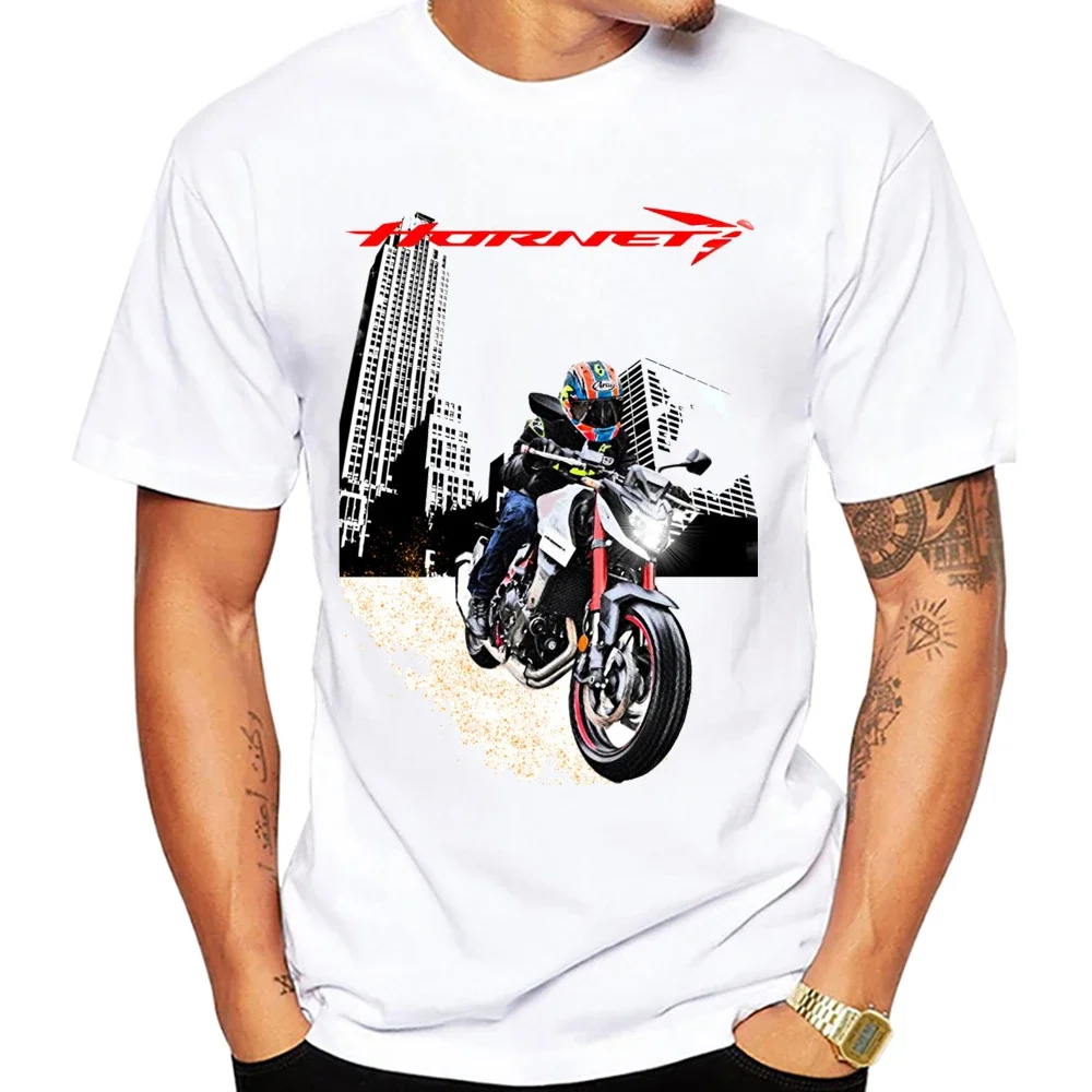 Hornet CB750 Mountains Motorcycle Riding T-Shirt Transalp 750 XL Desert Men Casual Tops Japan Legend CB500 X Sport White Tees