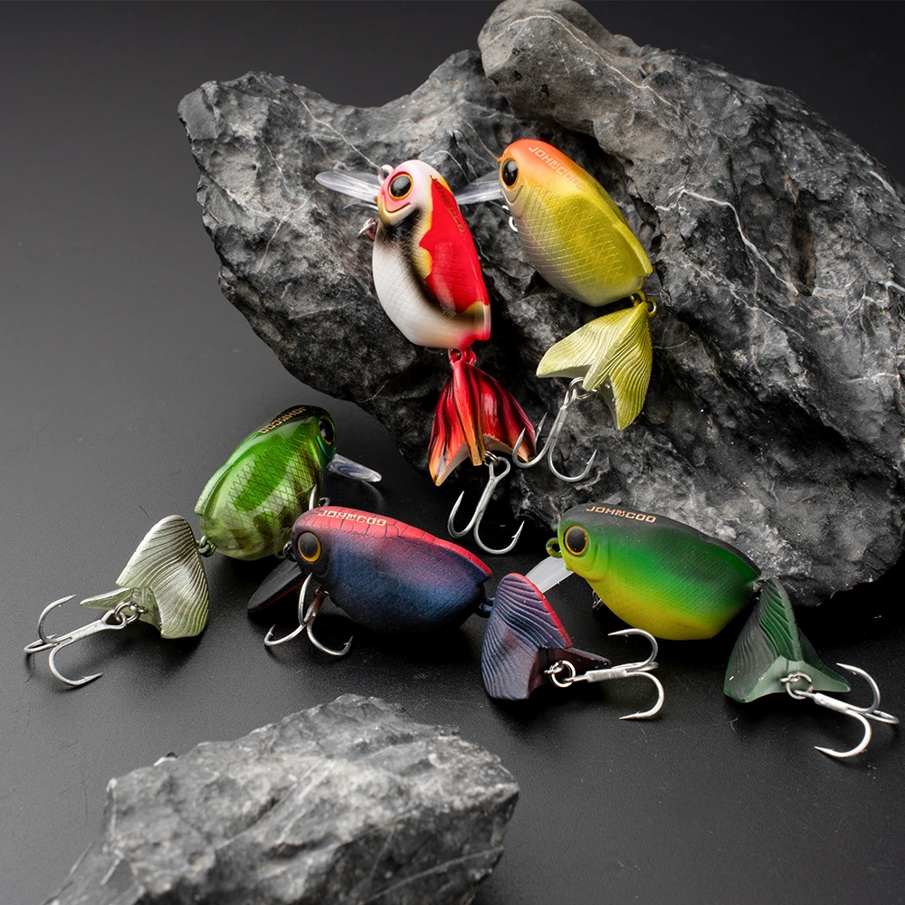Goldfish Crankbait – Señuelo flotante para lubina y perca - imagen 4