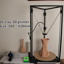 TC500 2L clay ceramic delta 3D printer  KIT DIY with a diameter of 500mm