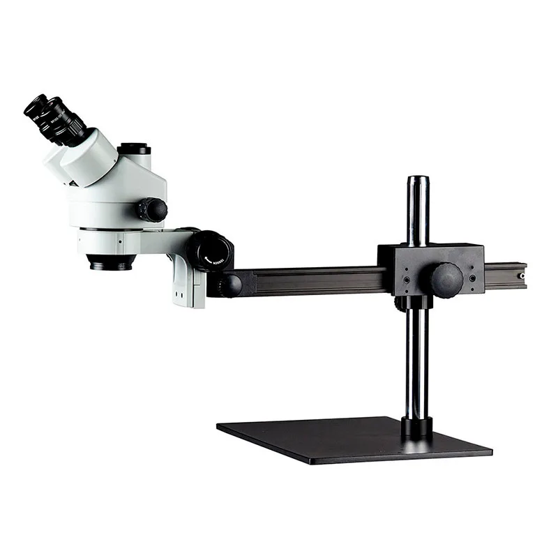 BODUNBAILI SZM7045T-STL8LED-H3860 Trinocular LED Light Mobile Bracket Manual Focus 2MP Camera External Display Microscope
