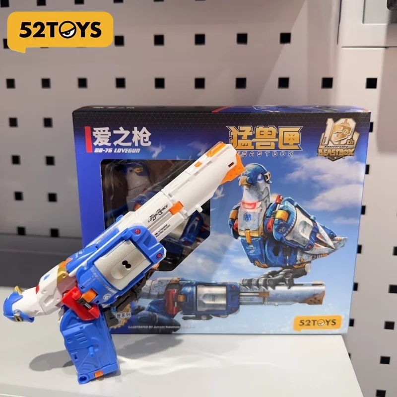 

52TOYS BEASTBOX BB-76 Lovegun Peace Pigeon: Трансформирующийся робот-меха, коллекционная фигурка, подарок для фанатов аниме и коллекционеров