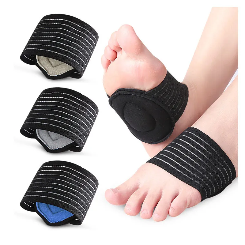 Orthopedic Insole Flat Foot Arch Support Corrector Breathable Sweat Absorbent Bandage Sports Running Insoles For Shoes Men Women