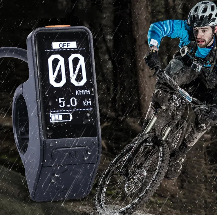 Electric Bike Display Sw102 LCD OLED Display Small Mini BBS01 BBSwaterproof Color Display Electric Bicycle Parts  for 8fun Motor