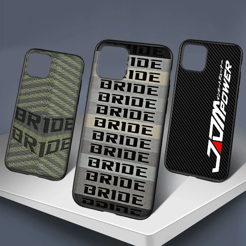 For Iphone 15 13 Phone Case for Iphone 11 12 14 Pro 13 Pro Max X XR XS 7 8 Plus Iphone 12 13 Pro Bride Jdm Material Print Covers