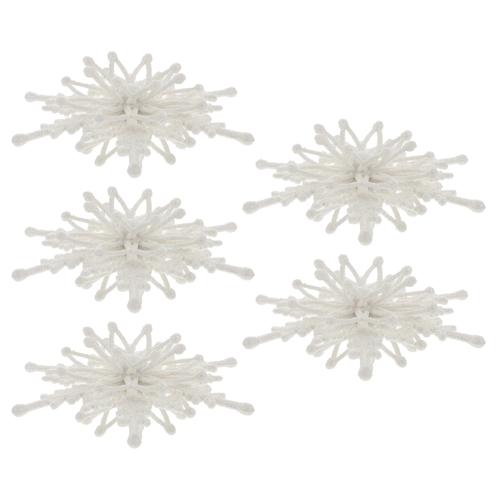 

5Pcs Xmas Snowflake Decorations Hanging Pendants Christmas Tree Ornament Snowflake Adornment Christmas Tree Ornaments