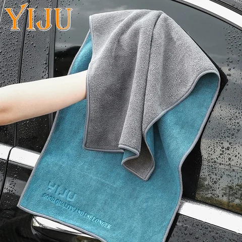 마이크로 화이버 세차 타월 75X35cm 보푸라기없는 자동차 청소 타월 울트라 소프트 건조 천 자동차 자세히 세탁 도구