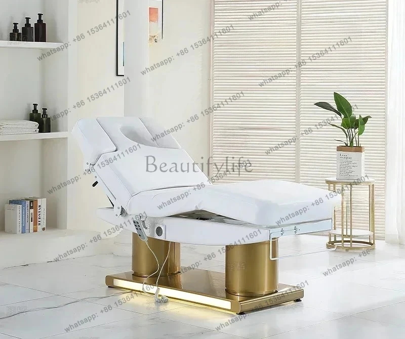 Electric Beauty Bed Special Micro-adjustment Massage Physiotherapy Eyelash Constant Temperature Heating Lifting Spa Bed