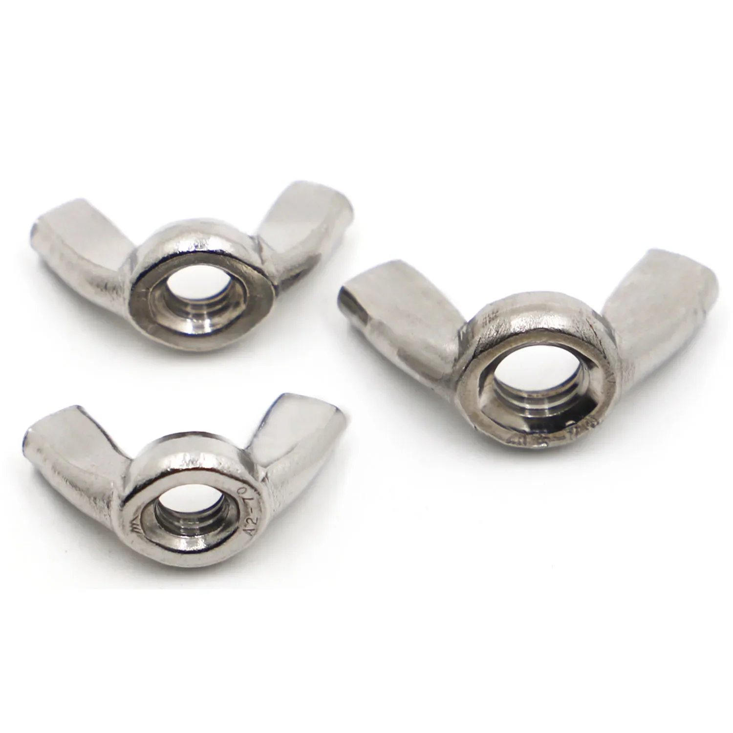 DIN315 GB62 M3 M4 M5 M6 M8 M10 M12 304 Stainless Steel Hand Tighten Nut Butterfly Nut Ingot Wing nut Nuts